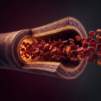 Blood flow and circulation anatomy